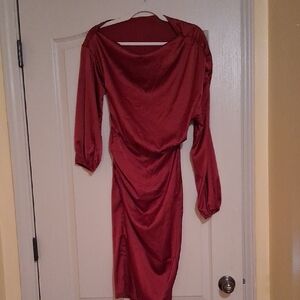 Elegant Red Women's Dress
